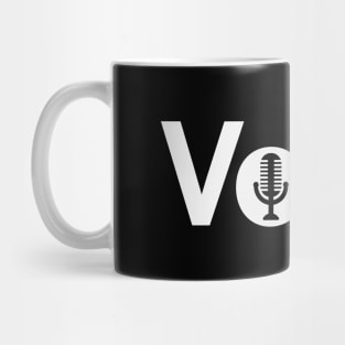 Voice artistic design Mug